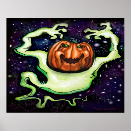 Halloween Ghost Poster (Voorkant)