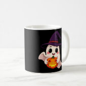 Halloween Ghost Pumpkin Mug Koffiemok (Voorkant rechts)