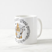 Halloween Ghost Pumpkin Witch Herfst Spooky Gnome Koffiemok (Voorkant rechts)