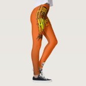 Halloween Ghost Pumpkin Witch Leggings (Rechts)