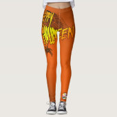 Halloween Ghost Pumpkin Witch Leggings (Voorkant)