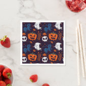 Halloween Ghost Pumpkins, Skulls and Cats Servet (Insitu)