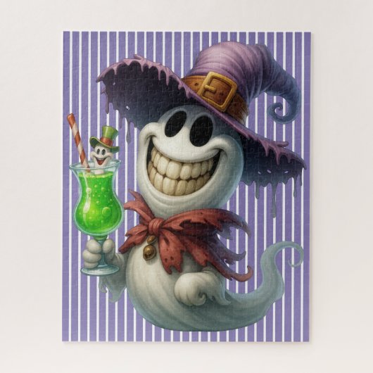 Halloween Ghost Puzzel Legpuzzel (Verticaal)