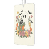 Halloween Ghost Reading Book Cat Luchtverfrisser (Links)