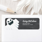 Halloween Ghost Return-adres Etiket (Insitu)