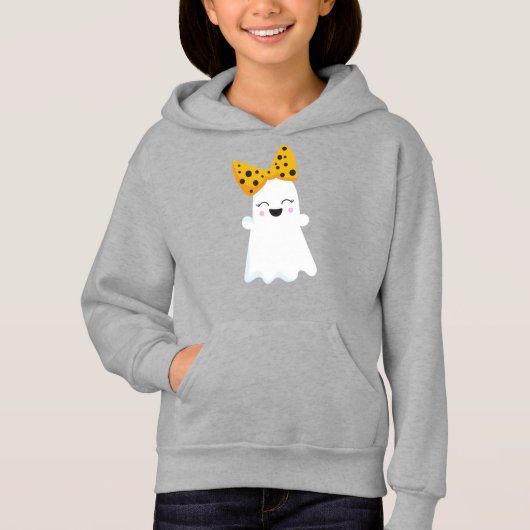 Halloween, Ghost, Ribbon, Bow, Boo, Trick or treat (Voorkant)