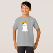 Halloween, Ghost, Ribbon, Bow, Boo, Trick or treat T-shirt (Voorkant volledig)