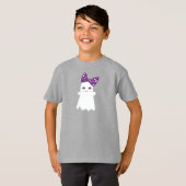 Halloween, Ghost, Ribbon, Bow, Trick or treat, Boo T-shirt (Voorkant volledig)