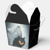 Halloween Ghost Rijden op een zwarte kat Bedankdoosjes (Open)