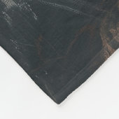 Halloween Ghost Rijden op een zwarte kat Fleece Deken (Hoek)