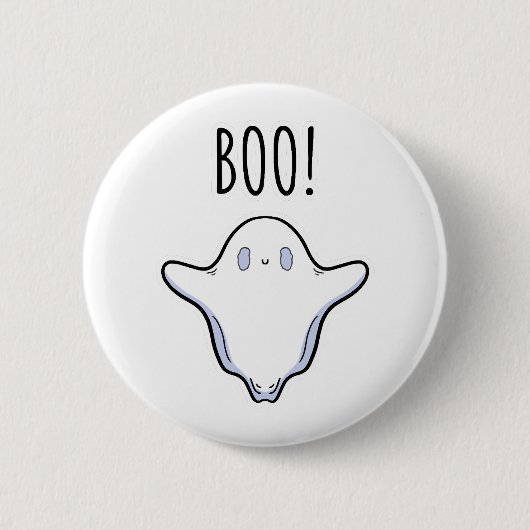 Halloween Ghost Ronde Button 5,7 Cm (Voorkant)
