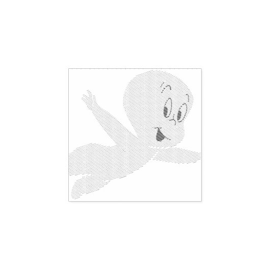 Halloween Ghost Rubberstempel (Afrduk)