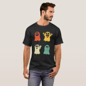 Halloween Ghost Scary  Retro Halloween Co T-shirt (Voorkant volledig)