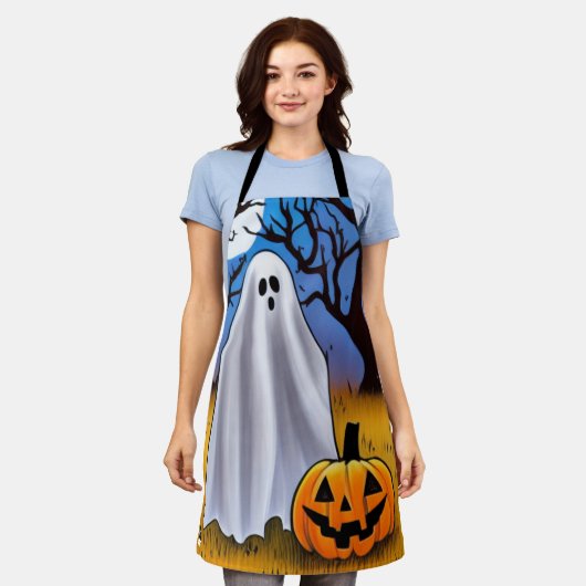 Halloween Ghost Schort (Gedragen)
