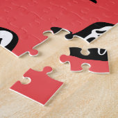 Halloween Ghost Silhouette Spooky Patroon. Legpuzzel (Zijkant)