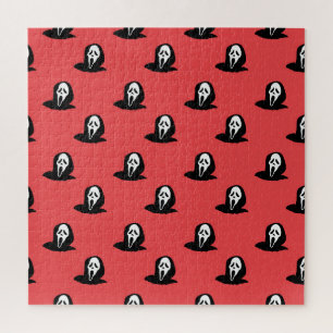 Halloween Ghost Silhouette Spooky Patroon. Legpuzzel