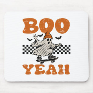 Halloween Ghost Skateboard Boo Yeah Kostuum Jongen Muismat