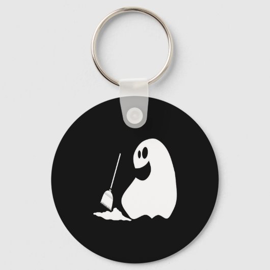 Halloween Ghost Sleutelhanger (Voorkant)