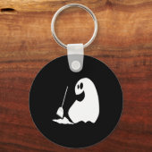 Halloween Ghost Sleutelhanger (Voorkant)