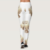 Halloween Ghost Smiling Leggings (Achterkant)