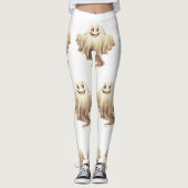 Halloween Ghost Smiling Leggings (Voorkant)
