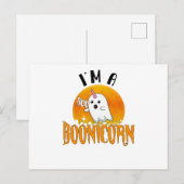 Halloween Ghost Spirit Boonicorn Unicorn Briefkaart (Voorkant / Achterkant)