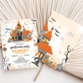 Halloween Ghost Spooktacular Birthday Party Kaart
