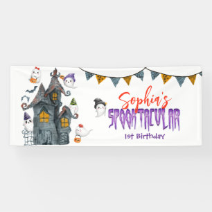 Halloween Ghost Spooktacular Birthday Party Spandoek