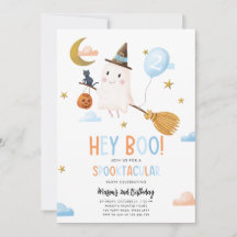 Halloween Ghost Spooktacular Hey Boo Boy Verjaarda