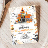 Halloween Ghost Spooktacular Party Kaart