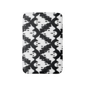 Halloween Ghost Spooky Naadloos Patroon Badmat (Voorkant Verticaal)