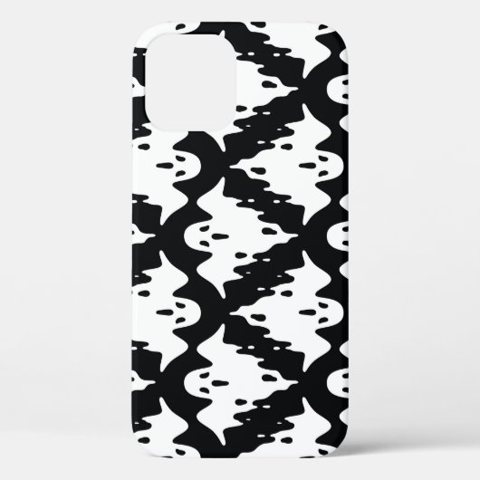 Halloween Ghost Spooky Naadloos Patroon Case-Mate iPhone Case (Achterkant)