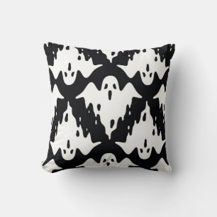 Halloween Ghost Spooky Naadloos Patroon Kussen