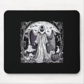 Halloween Ghost Spooky Scary Graveyard Pri Muismat (Voorkant)