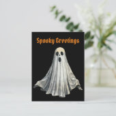  Halloween Ghost Spooky Seizoen Briefkaart (Staand voorkant)