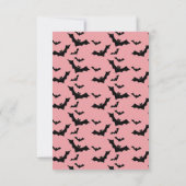 Halloween Ghost Spooky Verjaardagsfeestje Bedankkaart (Achterkant)