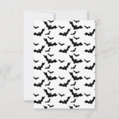 Halloween Ghost Spooky Verjaardagsfeestje Bedankkaart (Achterkant)