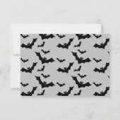 Halloween Ghost Spooky Verjaardagsfeestje Bedankkaart (Achterkant)