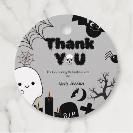 Halloween Ghost SpookyBedankt Verjaardagsfeest Bedankjes Labels