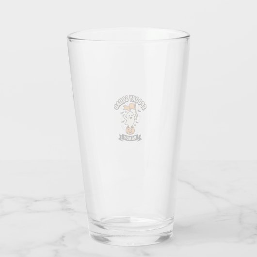 Halloween Ghost Squad Glas (Achterkant)