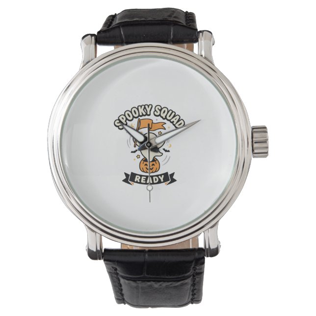Halloween Ghost Squad Horloge (Voorkant)