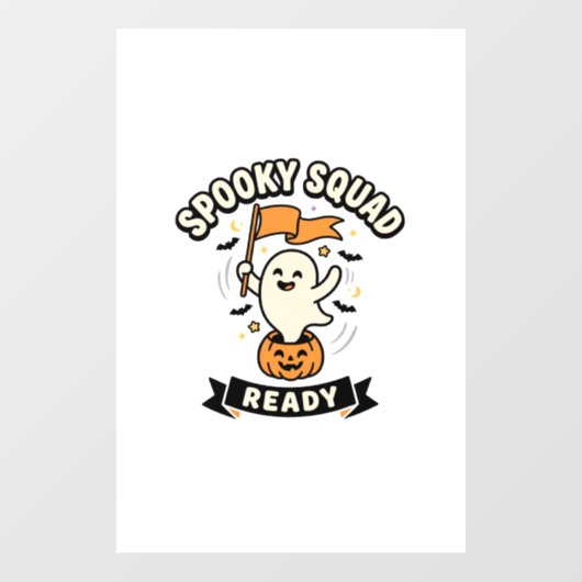 Halloween Ghost Squad Raamsticker (Vel)