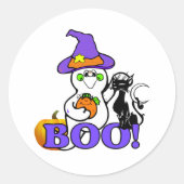 Halloween Ghost Sticker (Voorkant)