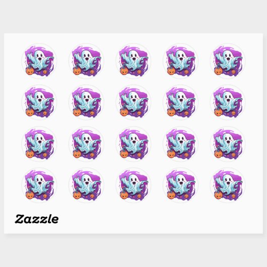 Halloween Ghost Stickers (Vel)