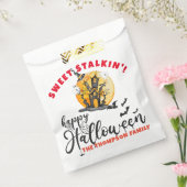 Halloween Ghost Sweet Stalking Trick Behandelen Go Bedankzakje (Gezegeld)