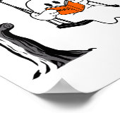 Halloween Ghost Swing Lezen  Kostuum Vrouwen Poster (Hoek)
