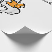 Halloween Ghost Swing Reading Cadeaupapier (Hoek)