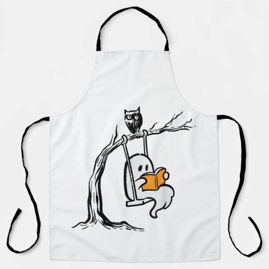 Halloween Ghost Swing Reading Schort (Voorkant)