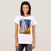 Halloween Ghost T-shirt (Voorkant volledig)