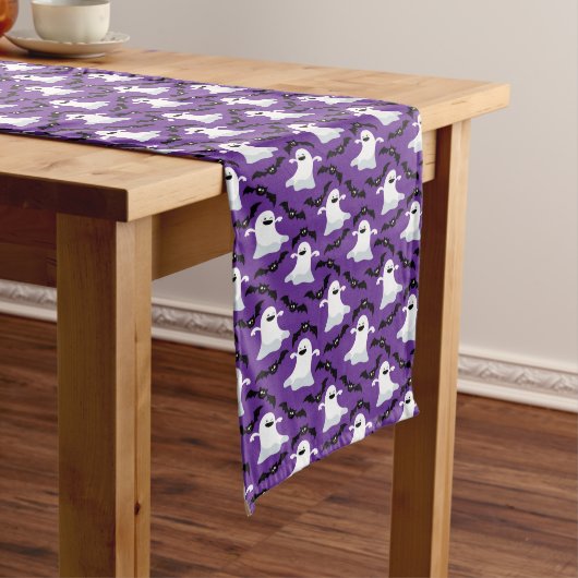 Halloween Ghost Table Runner Lange Tafelloper (Voorbeeld)